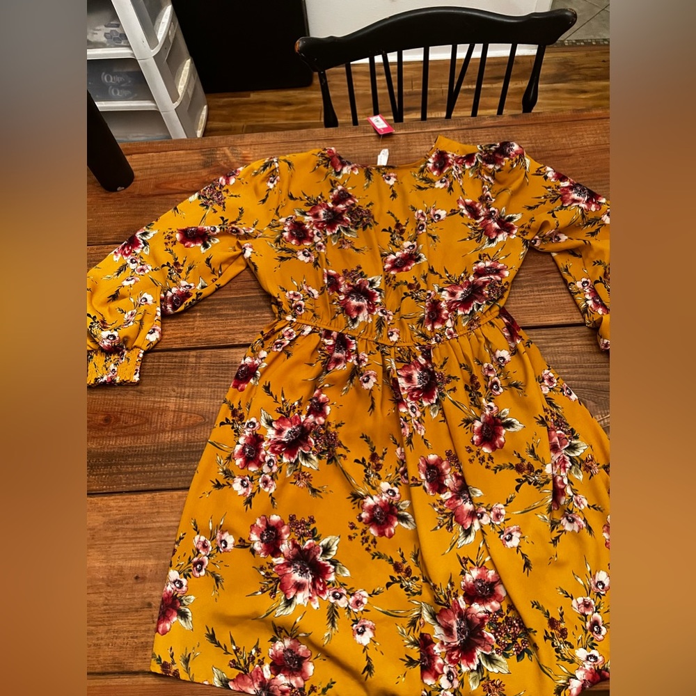 Brand new never worn Xhiliration floral dress